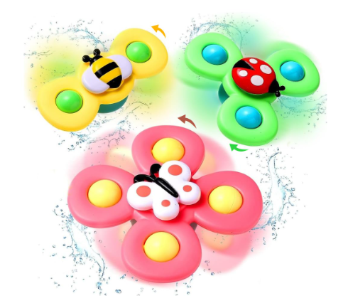 Press and Spin Baby Toy