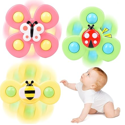 Press and Spin Baby Toy