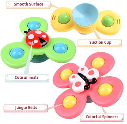 Press and Spin Baby Toy