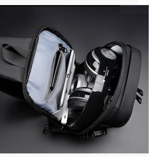 Chest Bag for Men and Women with USB Charging