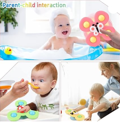 Press and Spin Baby Toy