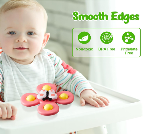 Press and Spin Baby Toy