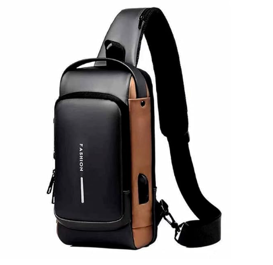 Chest Bag for Men and Women with USB Charging