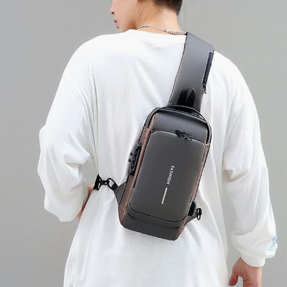 Chest Bag for Men and Women with USB Charging